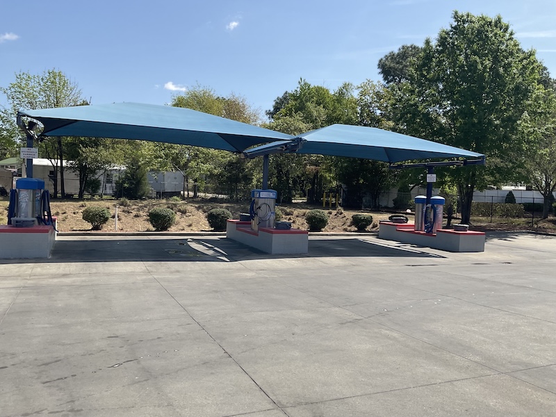 self serve car wash bays at Mo Sudz Red Bank