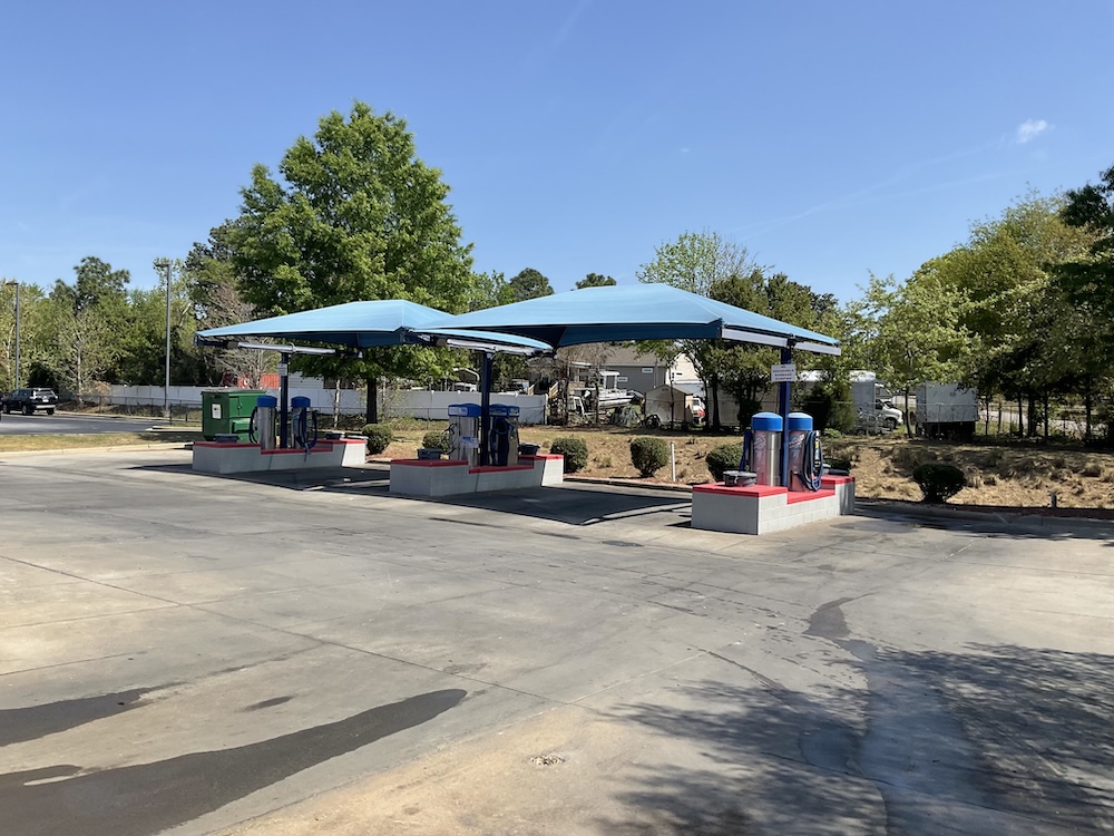 self-serve vacuum stations at Mo Sudz in the Midlands of South Carolina